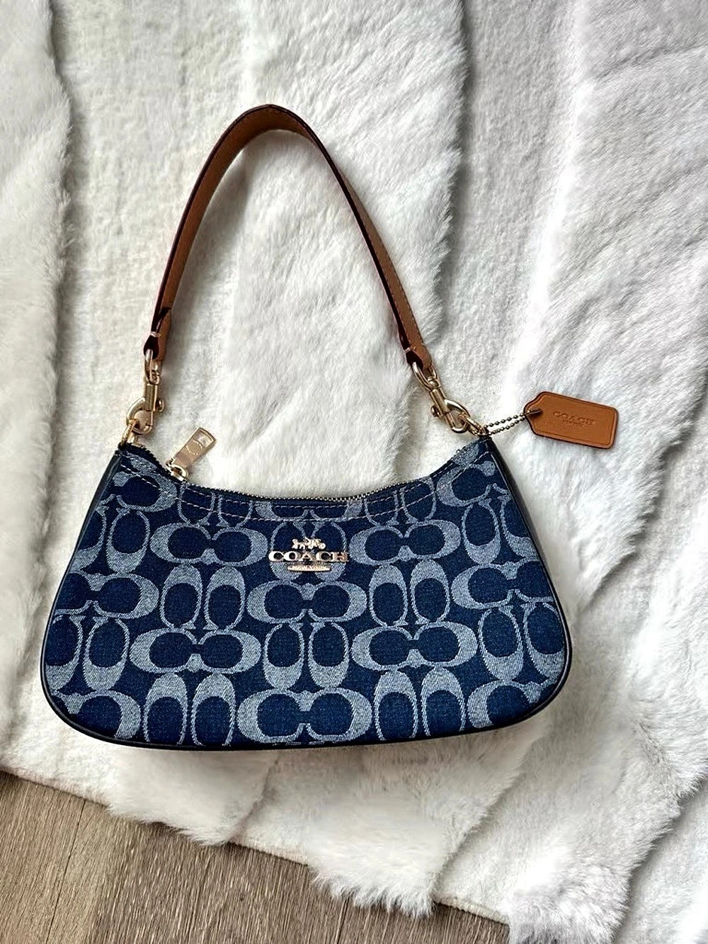 Coach Teri Shoulder Bag in Signature Denim